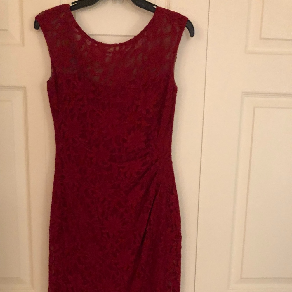 Lauren Ralph Lauren stretch lace dress